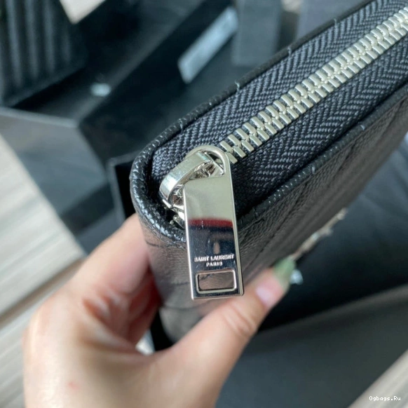 ZIPPY YSL MONOGRAM WALLET 0708